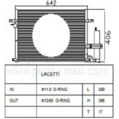 Конденсатор кондиционера PARTS-MALL PXNCC-018