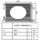 Конденсатор кондиционера PARTS-MALL PXNCC-044