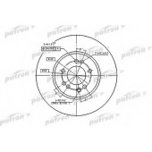 Тормозной диск PATRON PBD1585