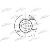 Тормозной диск PATRON PBD1745