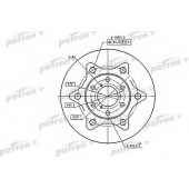 Тормозной диск PATRON PBD1758