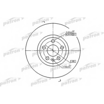 Тормозной диск PATRON PBD2716
