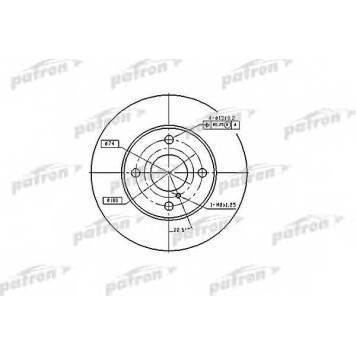 Тормозной диск PATRON PBD2719