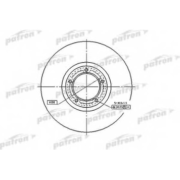 Тормозной диск PATRON PBD2785