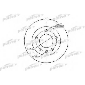 Тормозной диск PATRON PBD2790