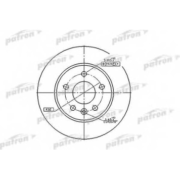 Тормозной диск PATRON PBD2797