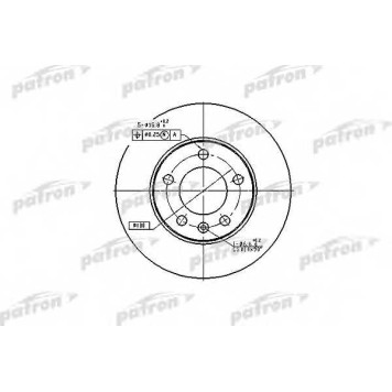 Тормозной диск PATRON PBD2805