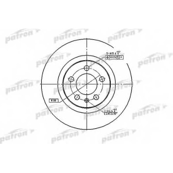 Тормозной диск PATRON PBD4027