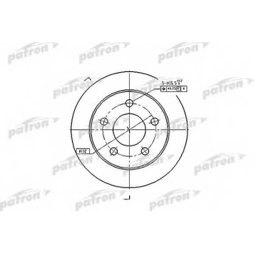 Тормозной диск PATRON PBD4038