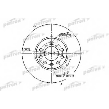 Тормозной диск PATRON PBD4048