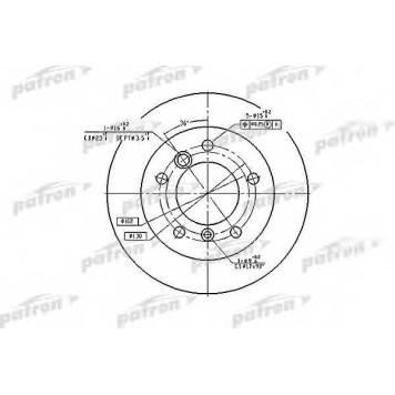 Тормозной диск PATRON PBD4088