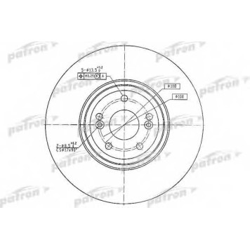 Тормозной диск PATRON PBD4231