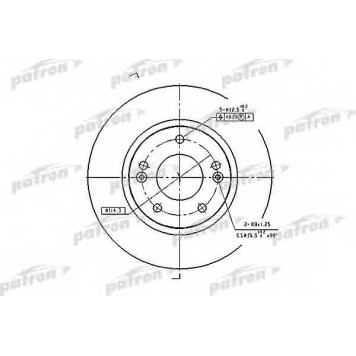 Тормозной диск PATRON PBD4291