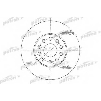 Тормозной диск PATRON PBD4295