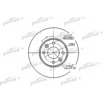 Тормозной диск PATRON PBD4364
