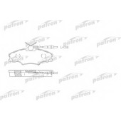 Колодки тормозные дисковые передний для PEUGEOT 406(8B,8E/F) <b>PATRON PBP1062</b>