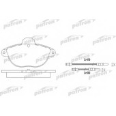 Колодки тормозные дисковые передний для CITROEN XANTIA(X1,X2) <b>PATRON PBP1069</b>