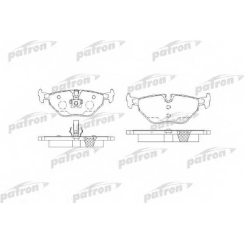 Колодки тормозные дисковые задний для BMW 3(E46), Z4(E85,E86) <b>PATRON PBP1301</b>