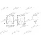 Колодки тормозные дисковые задний для MERCEDES C(CL203,S203,W203), CLC(CL203), CLK(A208,A209,C209), E(A124,C124,S210,W210), SLK(R171) <b>PATRON PBP1322</b>