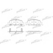 Колодки тормозные дисковые задний для SUBARU FORESTER(SF,SG), IMPREZA(GC,GD,GF,GFC,GG), LEGACY(B13#,BE,BH,BL,BP), OUTBACK(BE,BH,BL,BP) <b>PATRON PBP1333</b>