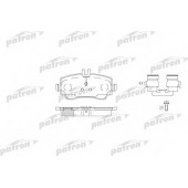 Колодки тормозные дисковые передний для MERCEDES A(W168) <b>PATRON PBP1357</b>