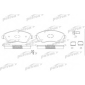 Колодки тормозные дисковые передний для OPEL COMBO, CORSA(F08,F68,W5L), MERIVA, TIGRA TwinTop <b>PATRON PBP1424</b>
