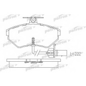 Колодки тормозные дисковые передний для AUDI A4(8D2, 8D5, 8E2, 8E5, 8ED, B5, B6, B7) / VW PASSAT(3B2, 3B5) <b>PATRON PBP1451</b>