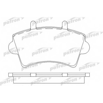 Колодки тормозные дисковые передний для NISSAN INTERSTAR(X70) / OPEL MOVANO(E9,F9,H9,J9,U9) / RENAULT MASTER(ED/HD/UD,FD,JD) <b>PATRON PBP1452</b>