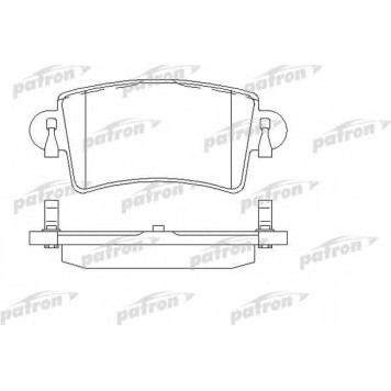 Колодки тормозные дисковые задний для NISSAN INTERSTAR(X70) / OPEL MOVANO(E9,F9,H9,J9,U9) / RENAULT MASTER(ED/HD/UD,FD,JD) <b>PATRON PBP1453</b>