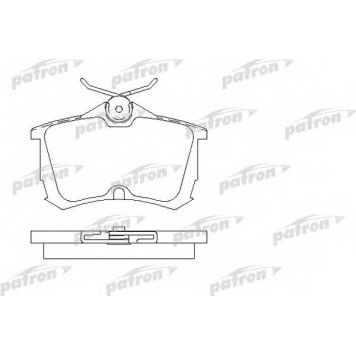 Колодки тормозные дисковые задний для HONDA ACCORD(CG,CH,CK,CL,CM) <b>PATRON PBP1506</b>