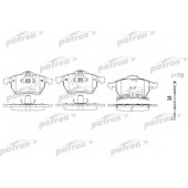 Колодки тормозные дисковые передний для OPEL ASTRA(F07#, F08#, F35#, F48#, F67), ZAFIRA(F75#) / SAAB 9-3(YS3D), 9-5(YS3E), 900 <b>PATRON PBP1535</b>