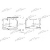 Колодки тормозные дисковые передний для CITROEN C8(EA#,EB#) / FIAT ULYSSE(179AX) / LANCIA PHEDRA(179) / PEUGEOT 607(9D,9U), 807(E) <b>PATRON PBP1545</b>