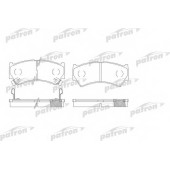Колодки тормозные дисковые передний для SUZUKI ALTO(HA12,HA23), BALENO(EG) <b>PATRON PBP1551</b>