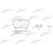 Колодки тормозные дисковые передний для MERCEDES A(W169) <b>PATRON PBP1593</b>