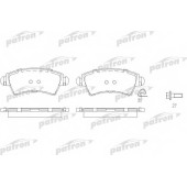 Колодки тормозные дисковые передний для PEUGEOT 206(2A/C,2D) <b>PATRON PBP1599</b>