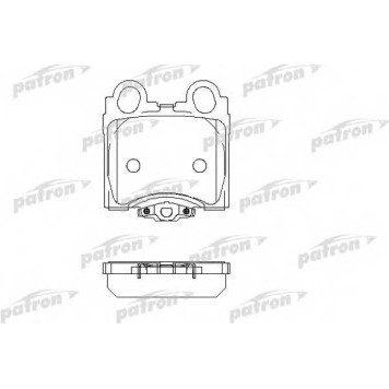 Колодки тормозные дисковые задний для LEXUS GS(GRS19#, GWS19#, JZS160, URS19#, UZS160#, UZS161, UZS19#), IS SportCross, IS(GXE1#, JCE1#), SC(UZZ40#) <b>PATRON PBP1610</b>