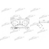 Колодки тормозные дисковые передний для PORSCHE CAYENNE(955,9PA) / VW TOUAREG(7L6,7L7,7LA) <b>PATRON PBP1625</b>