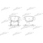 Колодки тормозные дисковые задний для TOYOTA AVENSIS(#T22#,T25,T25#), COROLLA(R1#,ZER#,ZZE12#) <b>PATRON PBP1649</b>