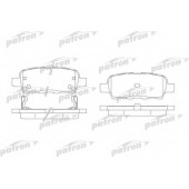 Колодки тормозные дисковые задний для INFINITI FX / NISSAN MURANO(Z50), QASHQAI(J10,JJ10), TIIDA(C11X), X-TRAIL(T30,T31) / RENAULT KOLEOS(HY#) <b>PATRON PBP1693</b>