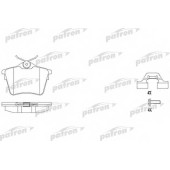 Колодки тормозные дисковые задний для CITROEN C5(RD#,TD#) / PEUGEOT 407(6C#,6D#,6E#), 607(9D,9U) <b>PATRON PBP1727</b>