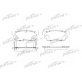 Колодки тормозные дисковые передний для HONDA ACCORD(AC, AD), CIVIC(AG, AH, AJ, AK, AL, AM, AU, EC, ED, EE, EG), CRX(AF, AS), INTEGRA(DA), PRELUDE(AB) <b>PATRON PBP300</b>