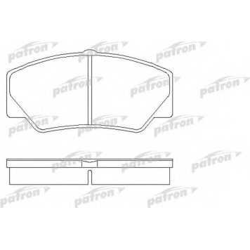 Колодки тормозные дисковые передний для FORD P 100, TRANSIT(T# #) <b>PATRON PBP450</b>