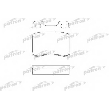 Колодки тормозные дисковые задний для OPEL ASTRA, CALIBRA, KADETT, VECTRA / SAAB 900 <b>PATRON PBP586</b>