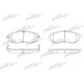 Колодки тормозные дисковые передний для HYUNDAI COUPE, LANTRA, SONATA / KIA JOICE / NISSAN 200 SX, PRAIRIE, PRIMERA / SSANGYONG KORANDO, MUSSO SPORTS, MUSSO, REXTON <b>PATRON PBP600</b>