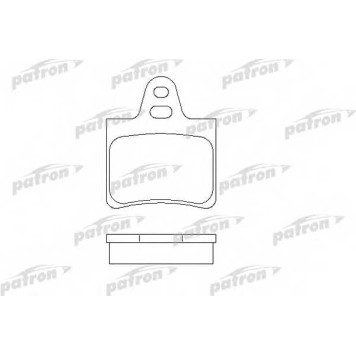 Колодки тормозные дисковые задний для CITROEN XANTIA(X1,X2), XM(Y3,Y4) <b>PATRON PBP615</b>
