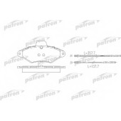 Колодки тормозные дисковые передний для CITROEN XANTIA(X1,X2) <b>PATRON PBP874</b>