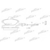 Колодки тормозные дисковые передний для FIAT PUNTO(176, 176C, 176L, 188, 188AX) / LANCIA Y(840A) <b>PATRON PBP925</b>