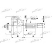 Шарнирный комплект приводного вала PATRON PCV1006