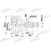Шарнирный комплект приводного вала PATRON PCV1131