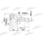 Шарнирный комплект приводного вала PATRON PCV1156